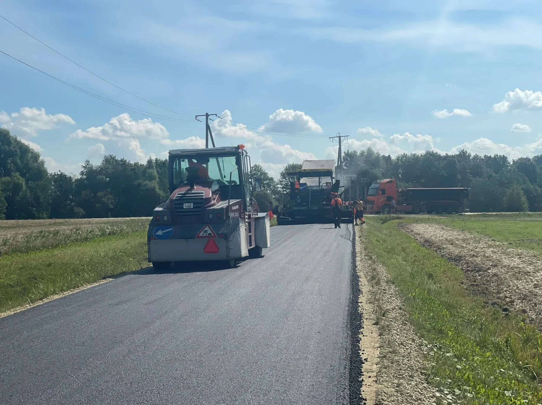 Jelgavas novada, Platones pagasta pašvaldības ceļa Zvaigznītes - Braču Brieži - Zaķi pārbūve